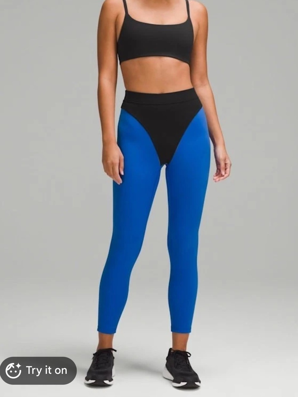 194-$50 *FREE SHIP* lululemon Wunder Train High-Rise Tight 25" Blazer Blue Black